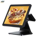 Retail Restaurant POS System 15'' Black Color SSD 32GB Hard Disk With Plastic
