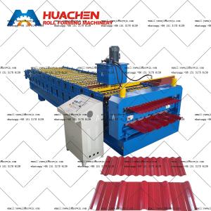 Quality Roofing Sheet Metal PPGI / GI Double Layer Roll Forming Machine wholesale