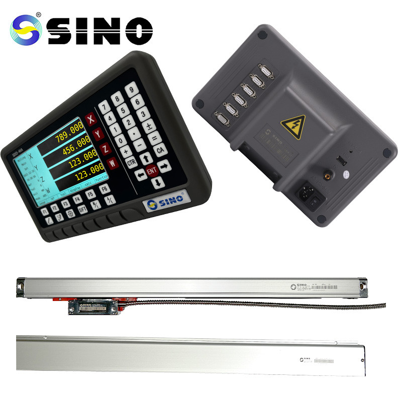 DRO SINO SDS5-4VA Lathe Digital Readout Counter System 4 Axis Glass Linear Scale