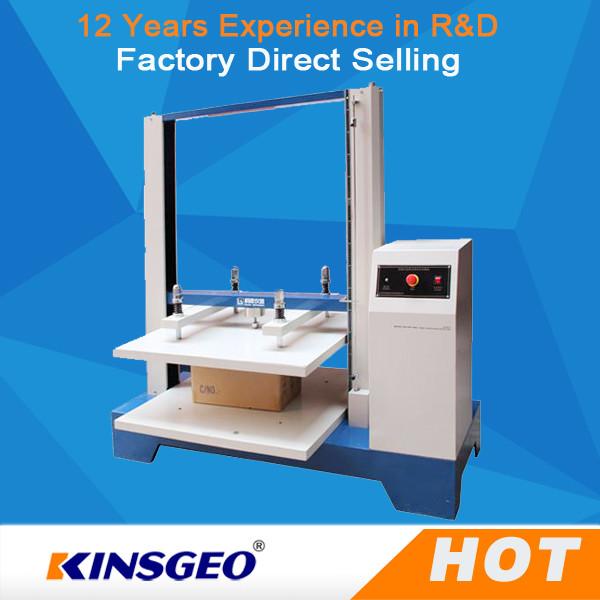 550kg Computer Package Testing Equipment , Automatic Carton Compression Tester