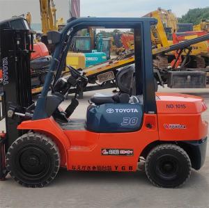 Quality Secondhand Diesel Toyota 3 Tonne Forklift Standard Stage With Container Mast wholesale