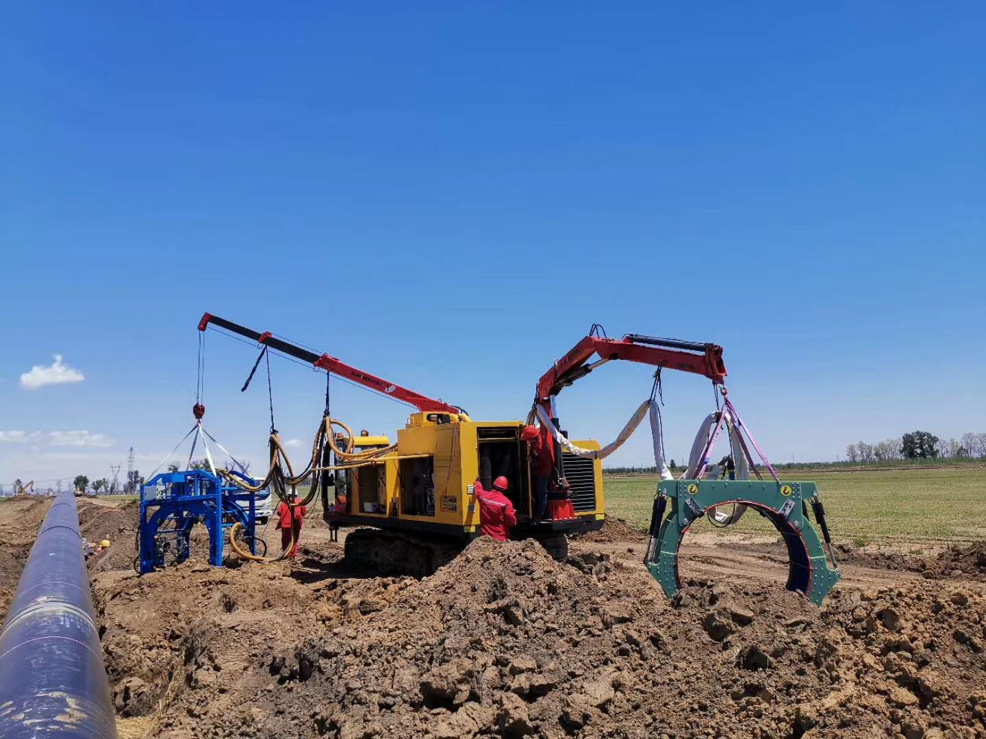 Medium Frequency Heating Tractor Paywelder for Fast Pipeline Construction