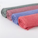 Lightweight Cotton Pique Material Low Shrinkage Soft Striped Stretch Fabric