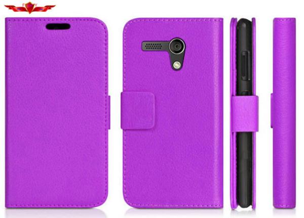 MOTO G PU Cover Card Holder Wallet Leather Cases Accurate Holes Magnetic Buckle
