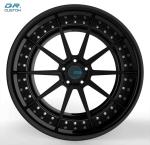 ET50 5x120 Three Piece Wheels Matt Black 18 Inch 3 Piece Wheels