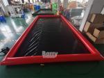Waterproof Non Inflatable Wash Pads PVC Coated Tarpaulin Car Wash Water