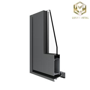 Quality Extrusion Section Door Aluminium Profile Powder Coating wholesale