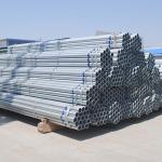 Hot Dipped Galvanized Erw Steel Pipe Gi Carbon Steel ASTM A500 For Greenhouse