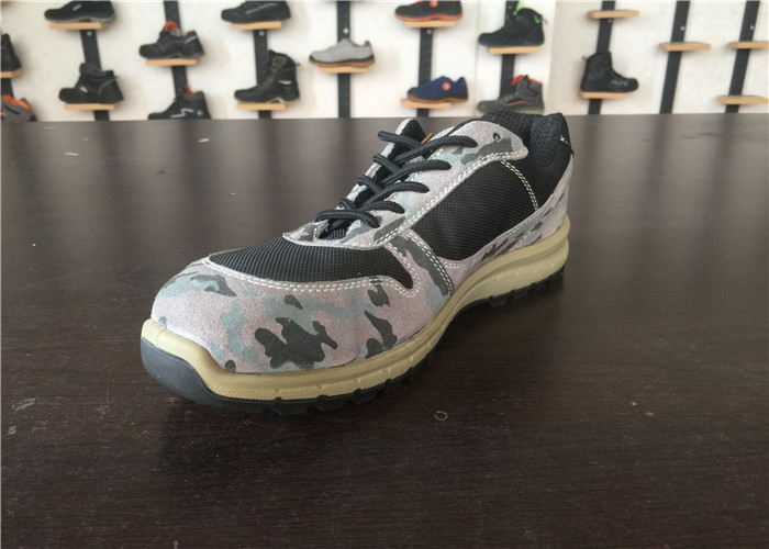 Lining Stamp Soft Leather Safety Shoes Breathable Insole For Construction