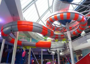 Quality Stable Running Spiral Tube Water Slide Customized Color Easy Operation wholesale
