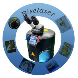 Quality 40W Mini Small Desktop Gold Jewelry Sliver Jewellery Rings Fiber Laser Spot Welders Soldering Welding Machine wholesale