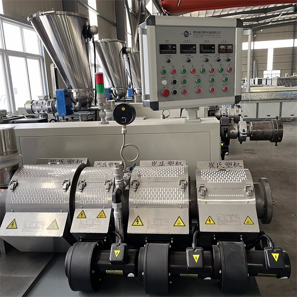 Stainless Steel Plastic Water Supply Line , Plastic Pipe Extrusion Machine