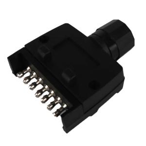 Quality Plastic Cover Flat Trailer Plug / Trailer Pin Connector Lightweight Small Size wholesale