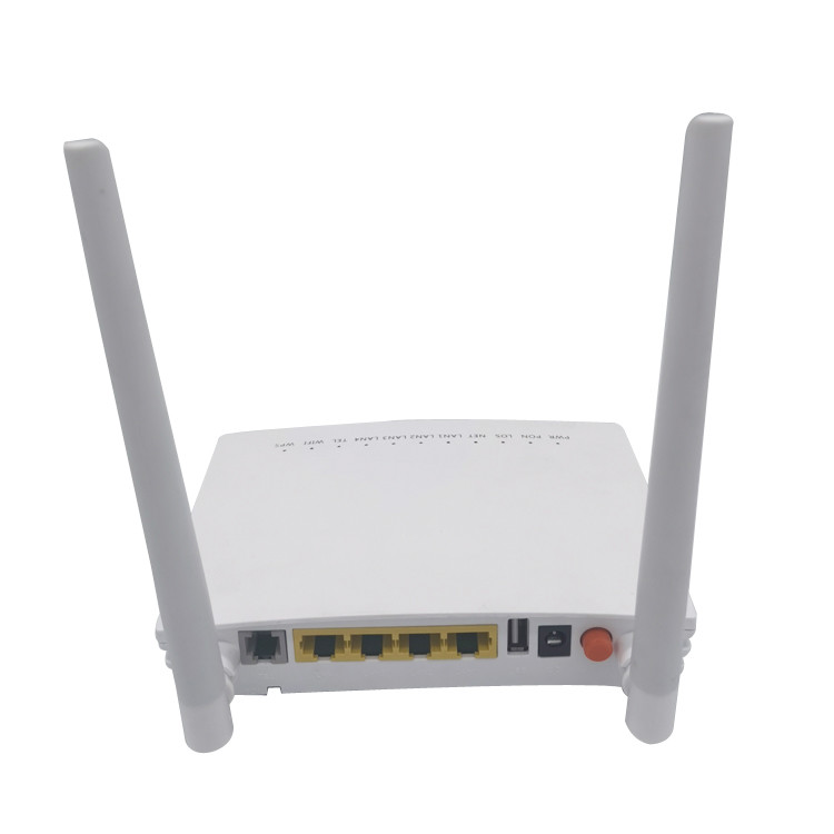 F130 GPON GPON ONT 1GE 3FE 1TEL single wifi XPON 2.4g WIFI Router Support OMCI ZTE chipset