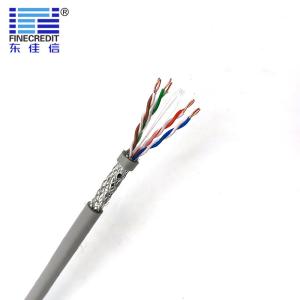 Quality 23AWG Cat6a UTP Ethernet Lan Cable 4 Pair Twisted PVC Sheathed wholesale