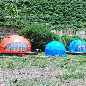 Quality 4 Person hotel white Geo dome tent wholesale