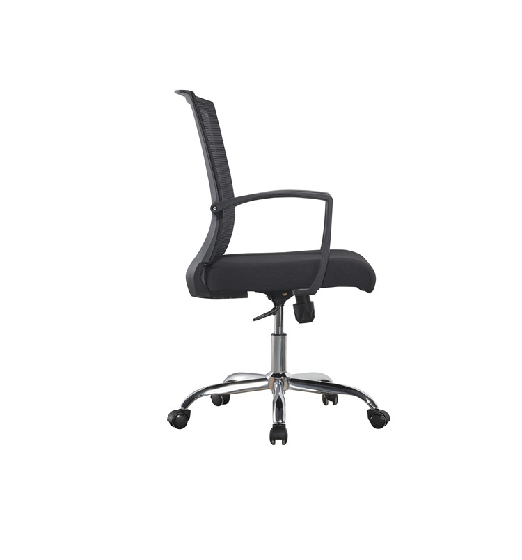 Office Guest Chairs Back Support Fully Adjustable Ergonomic Black Office Desk Chair