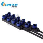 DTEAM-START LED Street Light Power Module Waterproof 4 Branch Cable Connector