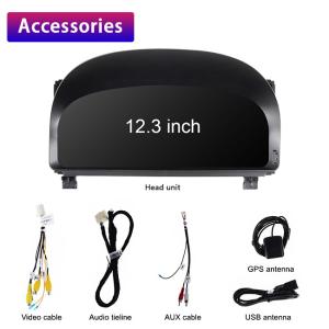 Quality 1920*720 12.3 Inch Car LCD Instrument Panel For Toyota Alphard 20 2008 2014 wholesale