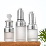 Round Glass Bottle Alu Dropper Essential Oil Bottle with Box Customize Luxury
