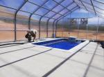 Shipping Cost Agricultural Multi-Span Plastic Tunnel Film Greenhouse Customizati