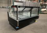 serve over deli counter 1875mm with front lift-up Straight glass door