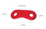 Rope Cleat Tent Wind Rope Buckle Hook Aluminum Adjuster Tent Wind Rope Stopper