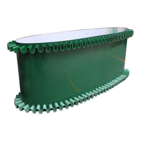 1mm-10mm White Green Black Food Grade PVC Conveyor Belt with Chevron Diamond