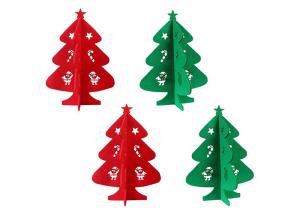 Quality DIY Educational Xmas 18CM 3d Felt Christmas Tree Toy For Kids wholesale