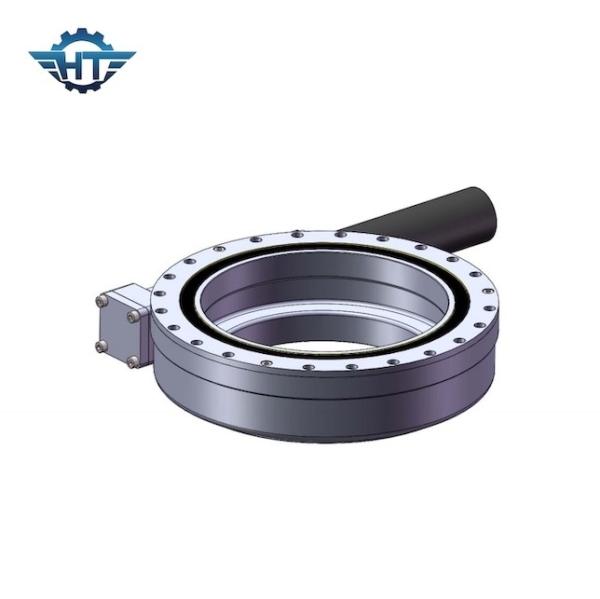 IP66 Enclosed Long Life Hydraulic Worm Gear Slew Drive For Spider Mounted