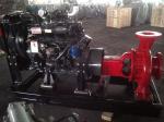 Centriffugal Diesel Well Pump , High Efficiency Mobile Diesel Pump Wheel Mounted