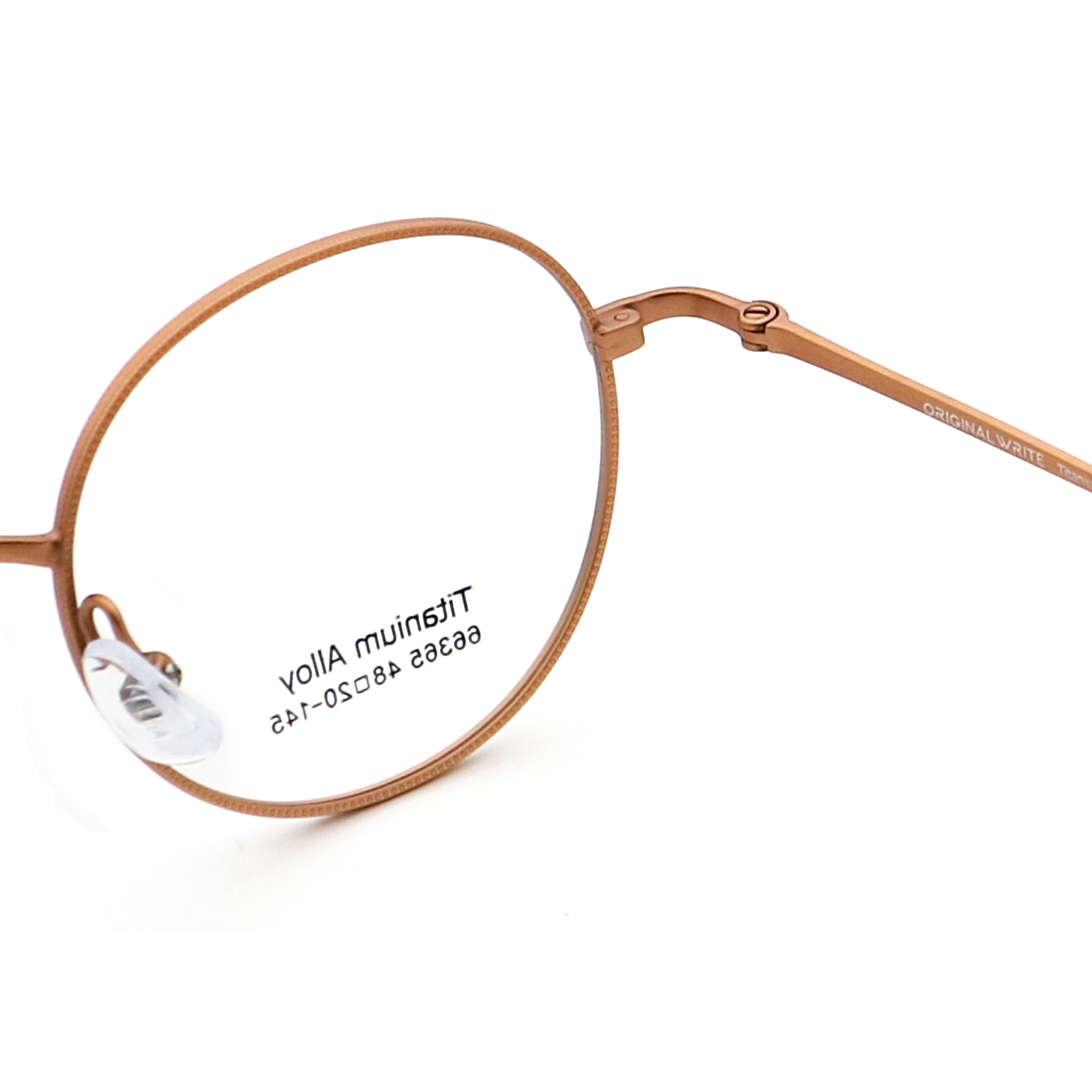 Unisex Fashionable Comfortable Glasses B Titanium Glasses 66365