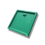FRP Garden Rainwater Manhole Cover , 38mm Height Composite Resin Manhole Cover