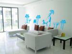 Lovely Living Room Transfer Film Wall Sticker A0050