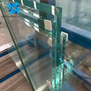 Quality 12mm Ultra Clear Frameless Tempered Glass Railing For Stairs wholesale