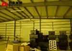 Weather Resistant Prefab Farm Buildings Rectangular Steel Structure Greenhouse
