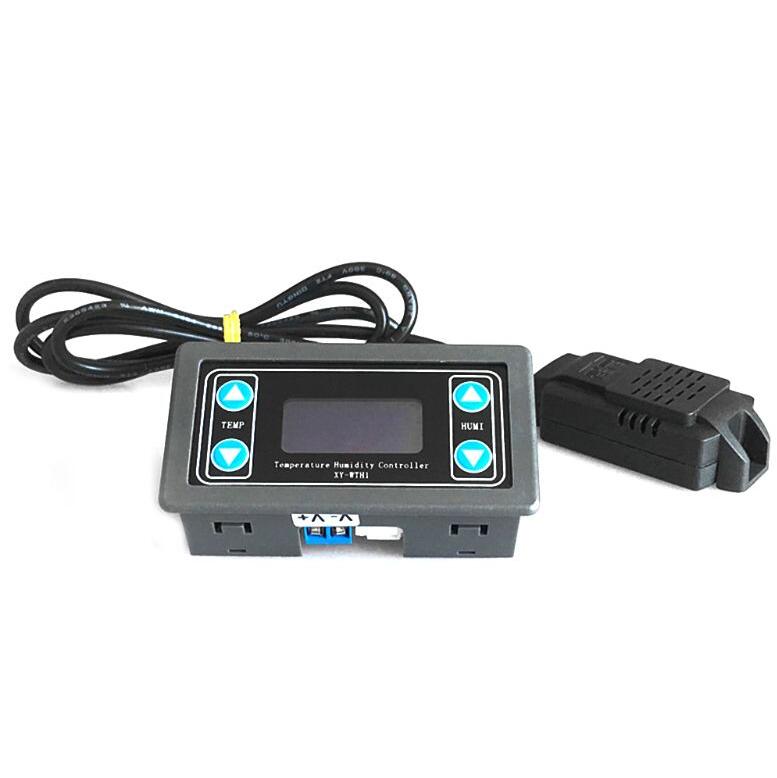 XY-WTH1 DC 6-30V Digital display Constant Temperature humidity Controller Dual Output thermostat With Sensor For AC 220V