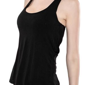 Quality Modale Womens Longline Sports Bra Loose Breathable Solid Pattern wholesale