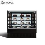 Marble SS304 Finish Curved Glass Cake Showcase Cake Chiller 185kg