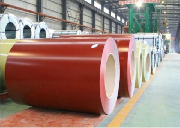Prepainted Galvanized Steel Coil Width 600mm - 1250mm For Cooling Roofing