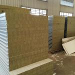 Soundproof Thermal Insulation Wall Rock Wool Sandwich Panel Metal Building