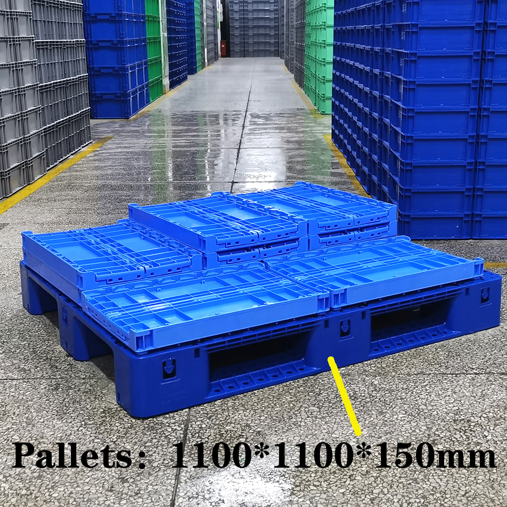 Industrial Packaging Foldable Plastic Moving Crate for Warehouse Storage in Japan