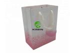 Glitter Ribbon Paper Shopping Bags With Handles , Luxury Printed Shopping Bags