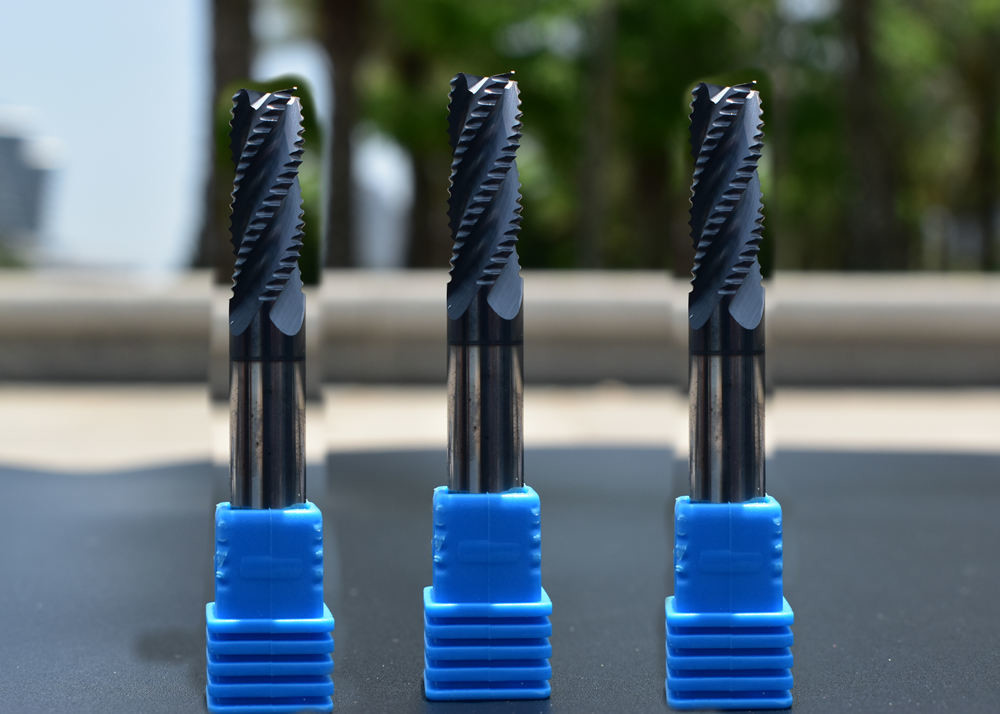 Roughing TiAlSiN Coating 150mm Degree Solid Carbide End Mill