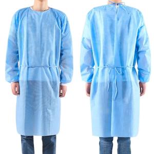 Quality Dental Disposable Plastic Gowns Anti Bacterial Virus Prevention Jumpsuit Structure wholesale