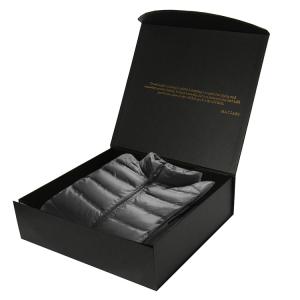 Quality Luxury Matte Black Magnetic Folding Gift Box Recyclable Rigid Cardboard wholesale