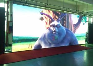 Quality HD Iron Cabinet Indoor Fixed LED Display P4 / Simple Housing Led Video Wall wholesale