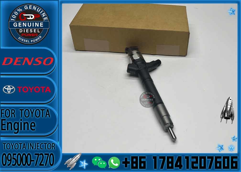 High Pressure Diesel Parts Nozzle 095000-7270 Common Rail Injector 095000 7270 0950007270 for Toyota