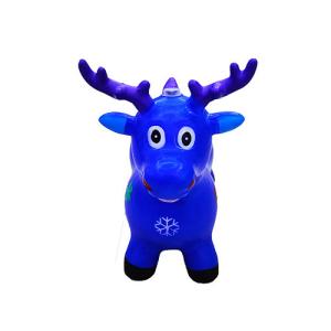 Quality Musical Bouncing Animal Space Hopper Inflatable PVC Toy Bouncer For Kids wholesale