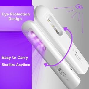 Quality 265nm 275nm Uv Sterilizer Germicidal Lamp Fireproof ABS Rechargeable Battery wholesale